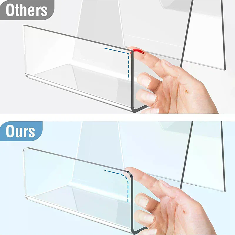Clear Acrylic Book Stand Holder - 1 adet çizgi roman kitap ekranı