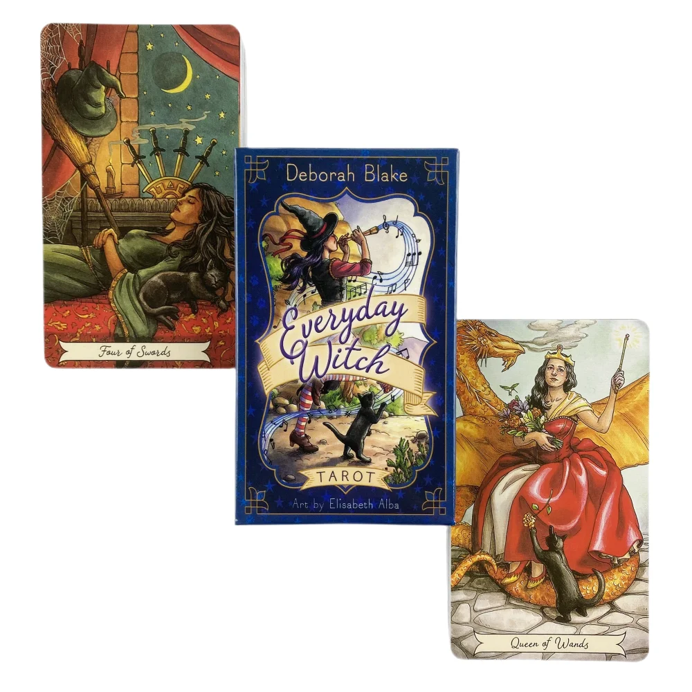 Tarot Deck With Guidebook - Gündelik Cadı Tarot Kartları Güverte Oracle