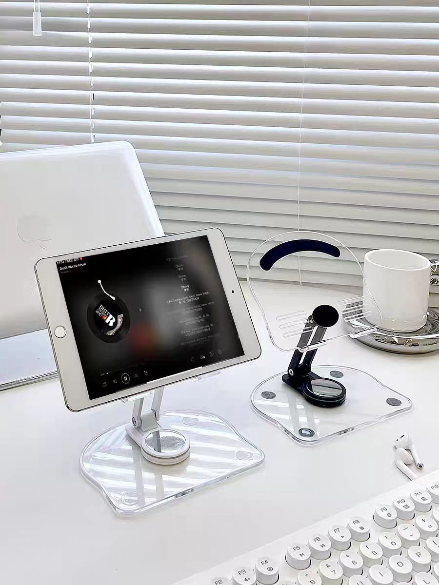 Clear Acrylic Book Stand Holder - Akrilik Kitap Standı Şeffaf Kitap Tutucu
