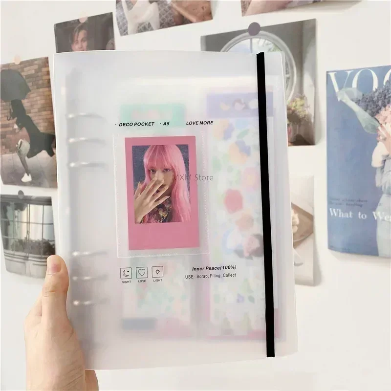 Kpop Photo Card Binder 3 Inch - A5 Fotocard Tutucu Albümü Fotoğraflar için