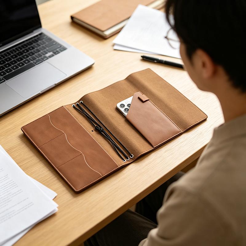 Vintage Leather Journal Notebook - Yeniden Doldurulabilir Not Defteri Düzenleyici Kompakt