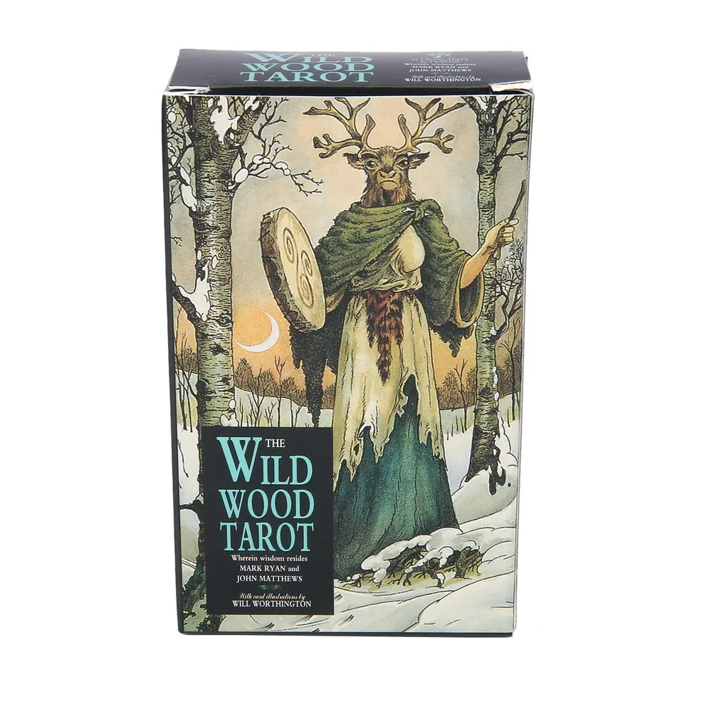 Tarot Deck With Guidebook - Vahşi Ahşap Tarot Kartları 78'li Oracle