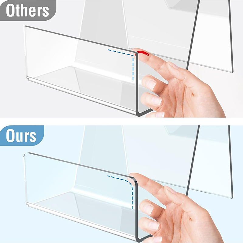 1 adet şeffaf akrilik ekran st - Clear Acrylic Book Stand Holder incelemesi ve fiyatı