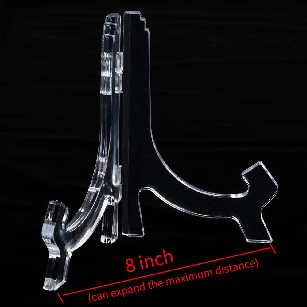 6'lı Paket 7 İnç Şeffaf Akrili - Clear Acrylic Book Stand Holder incelemesi ve fiyatı