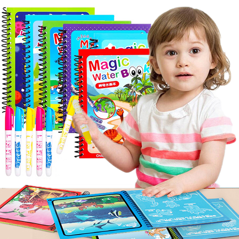 Montessori Oyuncaklar Yeniden  - Reusable Water Magic Coloring Book incelemesi ve fiyatı