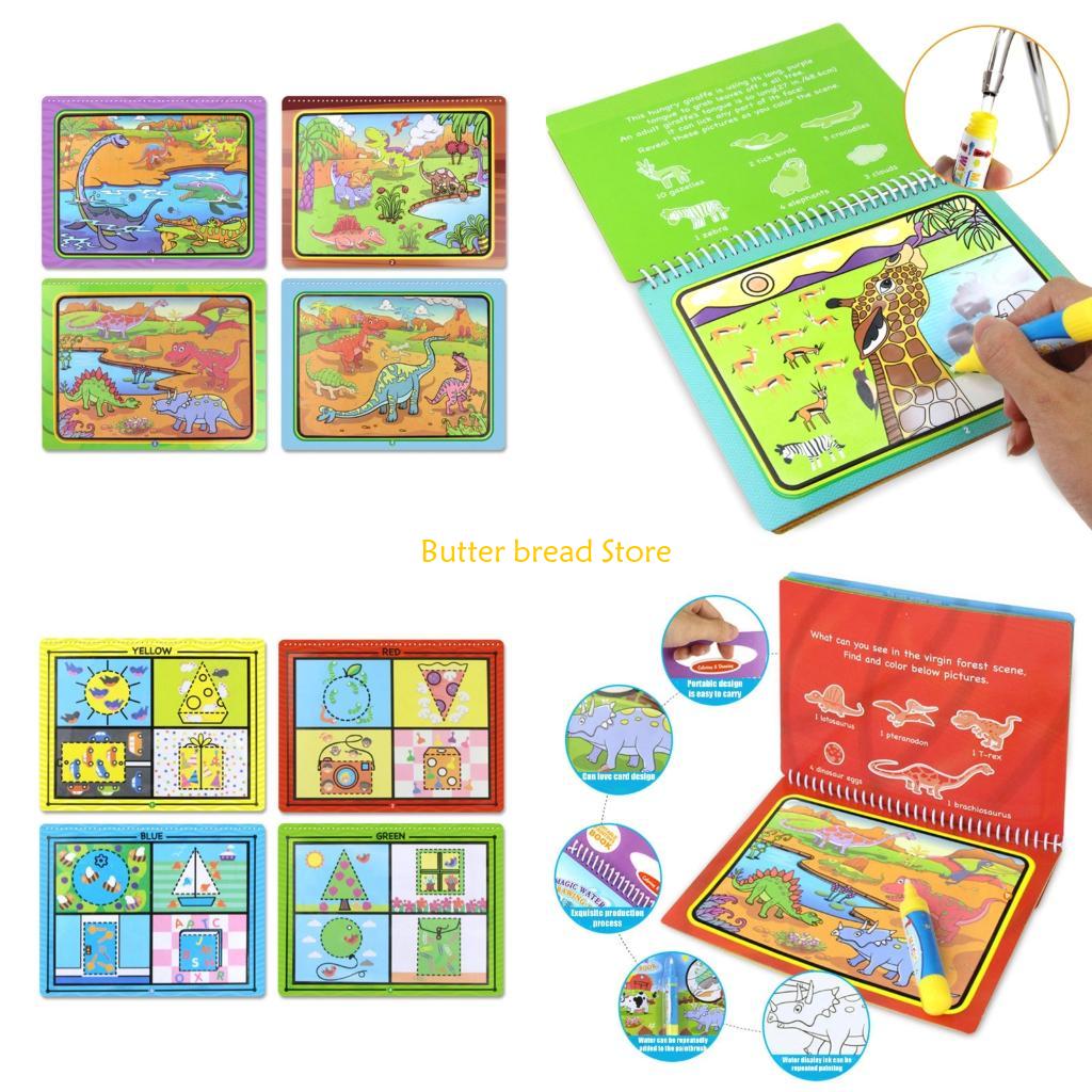 W89C Okulu için Doldurulabilir - Reusable Water Magic Coloring Book incelemesi ve fiyatı