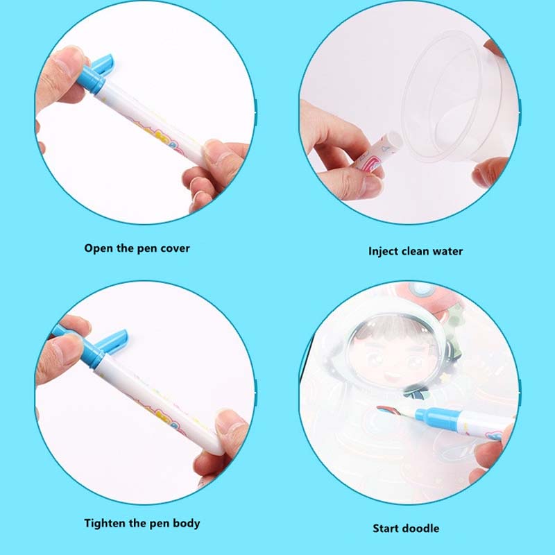 Sıcak Satış Yeniden Kullanılab - Reusable Water Magic Coloring Book incelemesi ve fiyatı