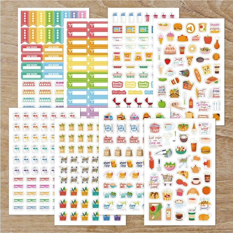 Yemek Planlama Çıkartmaları Kı - Stationery Books incelemesi ve fiyatı