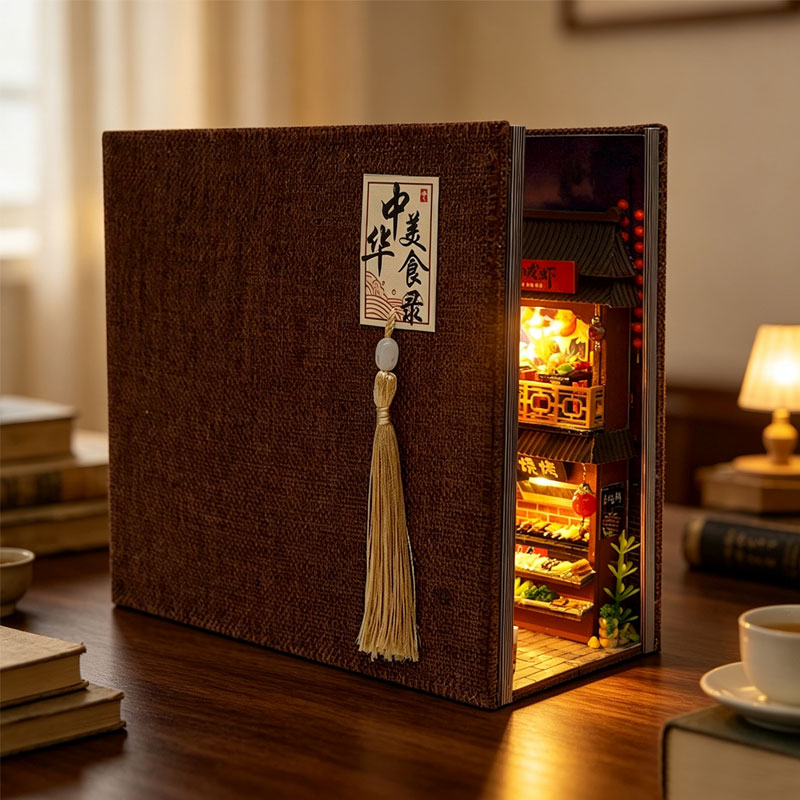 Kendin Yap Kitap Köşesi Bebek  - Diy Wooden Book Nook Kit Shelf Insert incelemesi ve fiyatı