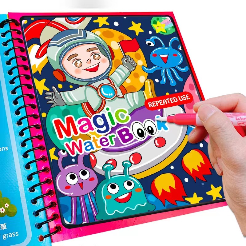 1 adet büyülü kitap su çizim M - Reusable Water Magic Coloring Book incelemesi ve fiyatı