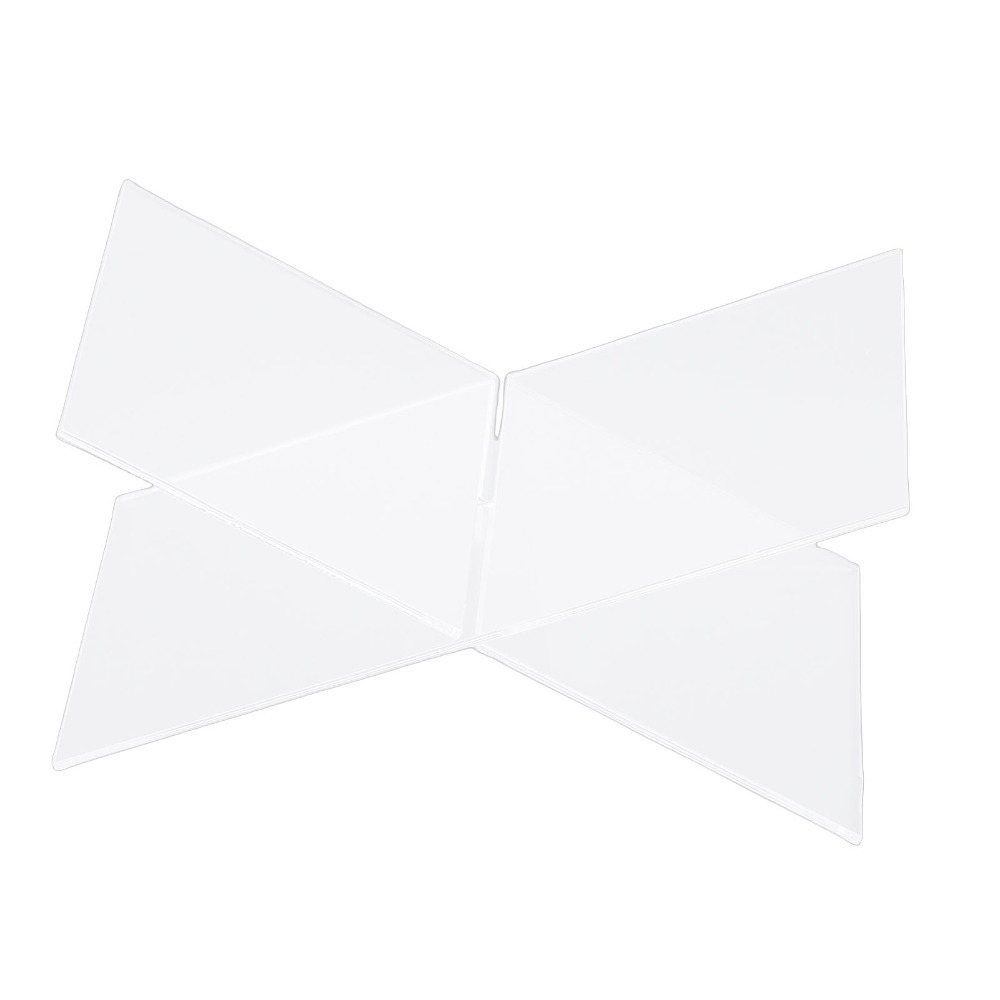 1 adet X Şeklinde Tasarım Akri - Clear Acrylic Book Stand Holder incelemesi ve fiyatı