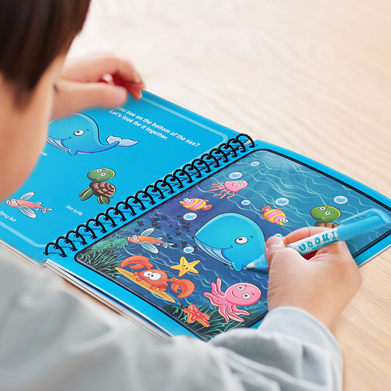 Sihirli Su Kitabı Kalemli Çizi - Reusable Water Magic Coloring Book incelemesi ve fiyatı