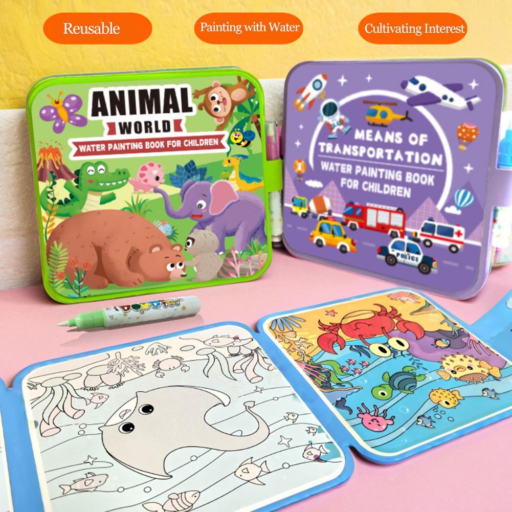 Çocuklar İçin Katlanabilir Su  - Reusable Water Magic Coloring Book incelemesi ve fiyatı