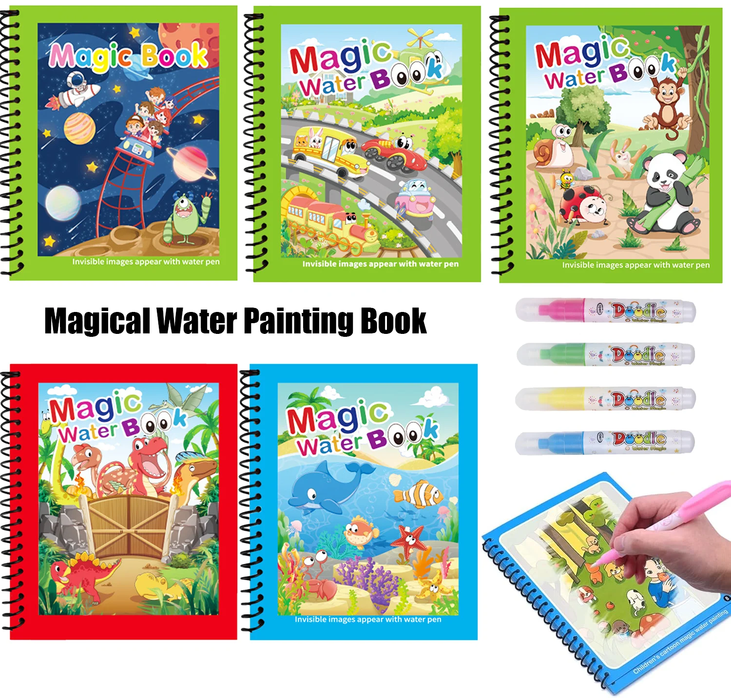 1 adet Yeniden Kullanılabilir  - Reusable Water Magic Coloring Book incelemesi ve fiyatı