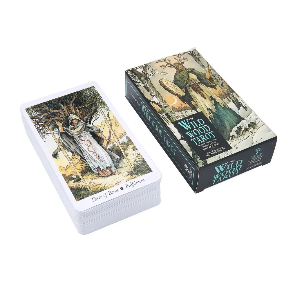 Vahşi Ahşap Tarot Kartları 78' - Tarot Deck With Guidebook incelemesi ve fiyatı