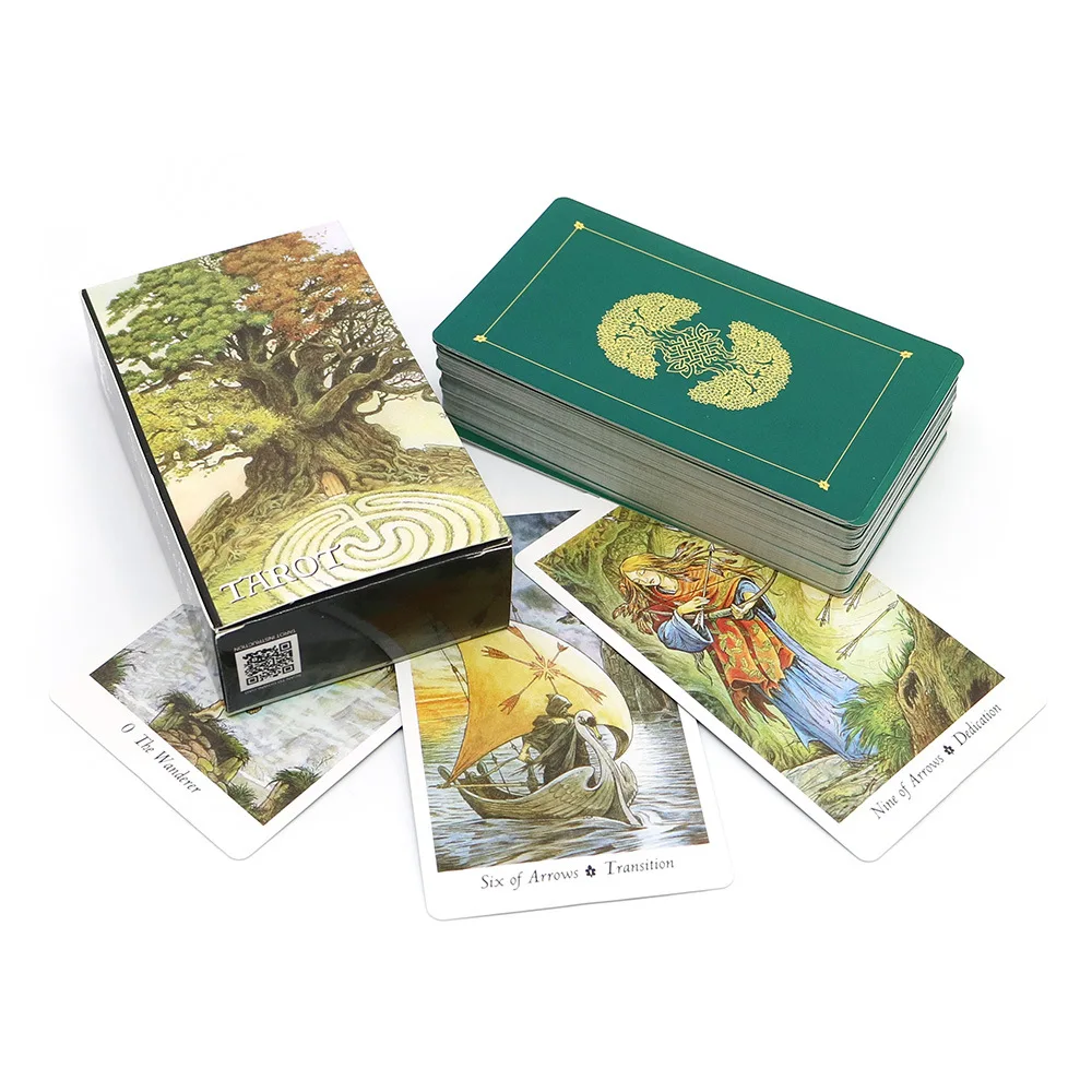 Vahşi Ahşap Tarot Kartları 78' - Tarot Deck With Guidebook incelemesi ve fiyatı